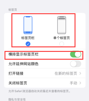 会东iPhone授权维修分享Safari浏览器如何切换标签栏位置 